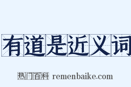 有道是近义词是什么意思的图片
